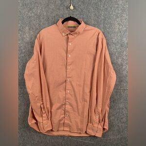 Tasc Performance Mens Size XXL long sleeve collared plaid‎ button down shirt